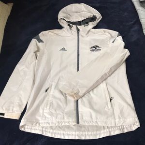 Adidas full zip windbreaker